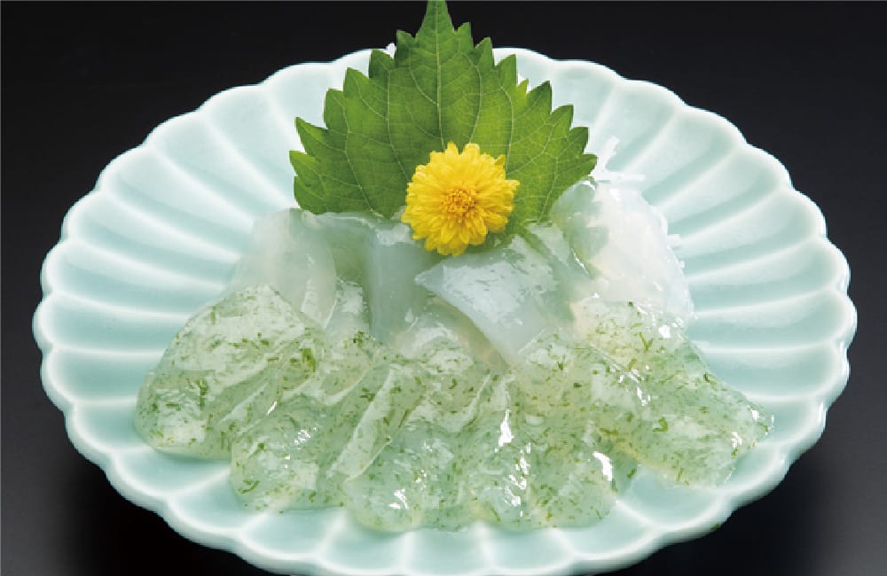 水戸山翠のとろこんにゃくの刺身