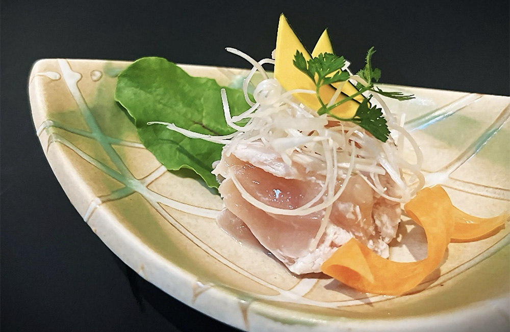 水戸山翠の奥久慈しゃもとりわさ