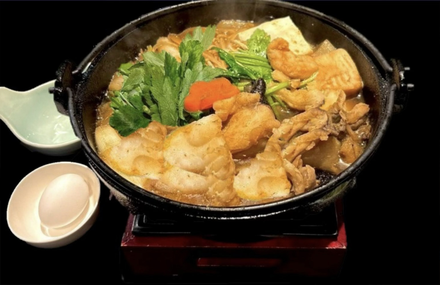 水戸山翠のあんこうのすき焼き